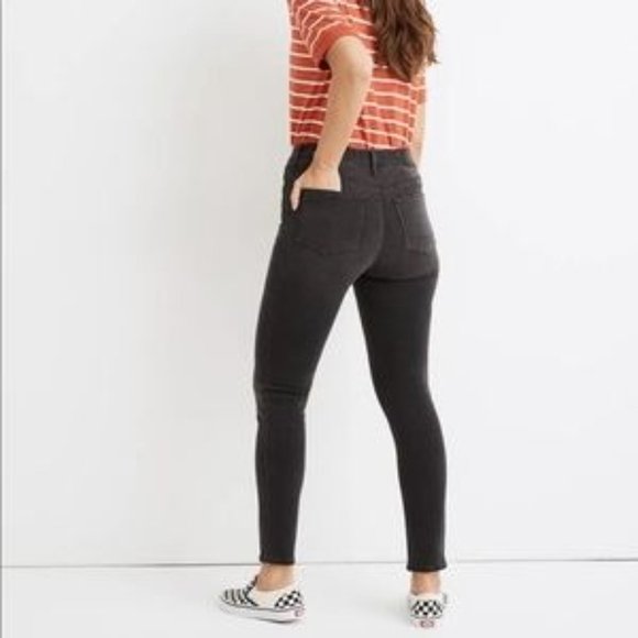 MADEWELL Ashmont Wash 9" Mid-Rise Roadtripper Supersoft Jeans sz 27 fits like 25 - Picture 9 of 9